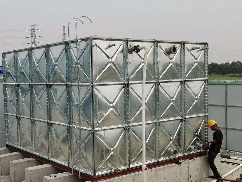 Tanque de agua de acero galvanizado (2)